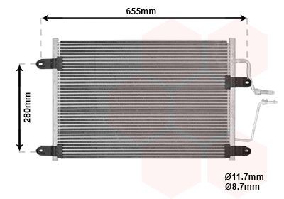 Condenseur climatisation 570x430 renault espace 3 2.0 3.0 Laguna 1 1.8-3.0